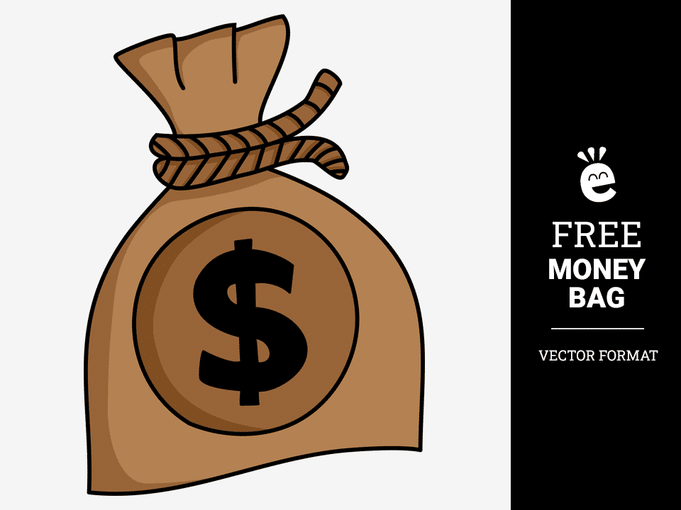 Simple Dollar Bag - Free Vector Graphic
