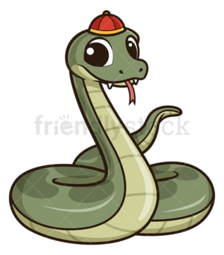 Chinese happy new year snake. PNG - JPG and vector EPS (infinitely scalable).