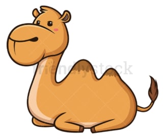Kawaii camel. PNG - JPG and vector EPS (infinitely scalable).