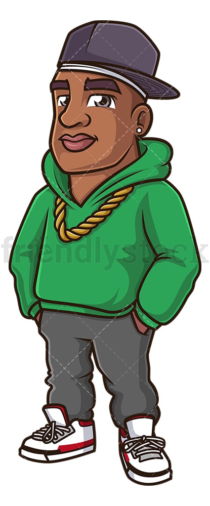 Black guy with hat. PNG - JPG and vector EPS (infinitely scalable).