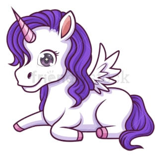 Unicorn with wings. PNG - JPG and vector EPS (infinitely scalable).