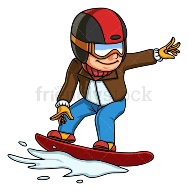 Boy snowboarding. PNG - JPG and vector EPS (infinitely scalable).