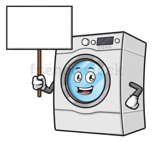 Washing machine blank sign. PNG - JPG and vector EPS file formats (infinitely scalable). Image isolated on transparent background.