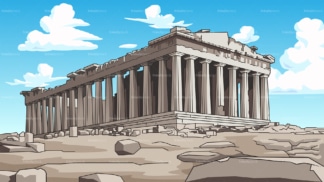 The parThenon background in 16:9 aspect ratio. PNG - JPG and vector EPS file formats (infinitely scalable).