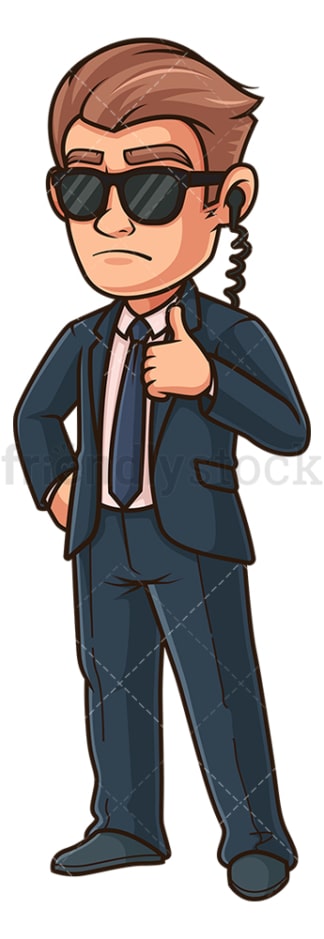 Special agent thumbs up. PNG - JPG and vector EPS (infinitely scalable).