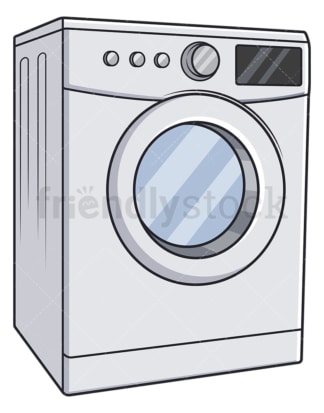 Washing machine. PNG - JPG and vector EPS file formats (infinitely scalable). Image isolated on transparent background.