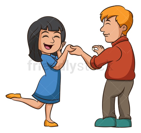Woman saying yes to marriage proposal. PNG - JPG and vector EPS (infinitely scalable).