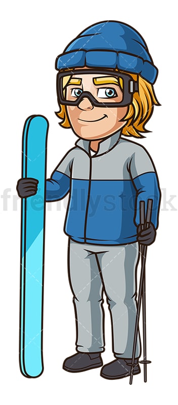 Male skier. PNG - JPG and vector EPS (infinitely scalable).