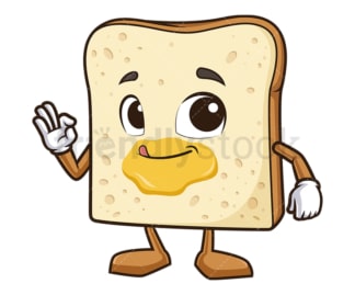 Toast bread butter. PNG - JPG and vector EPS (infinitely scalable).